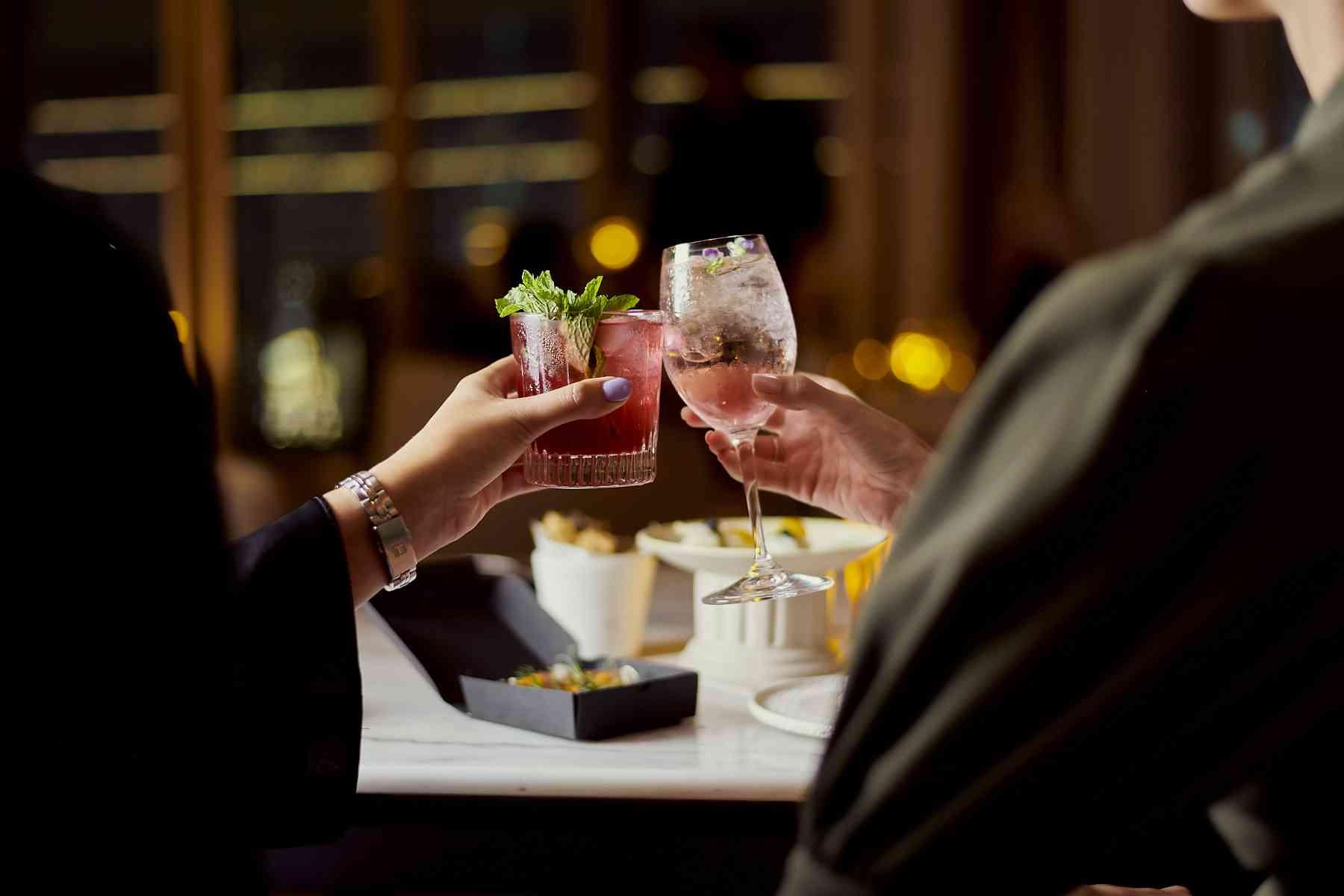 cocktails casal beber